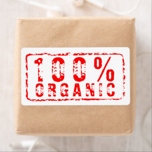 100% organische kundenspezifische rote Stempel-Ver