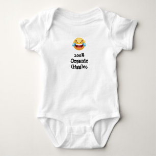 100% Organische Lachanfälle Baby Strampler