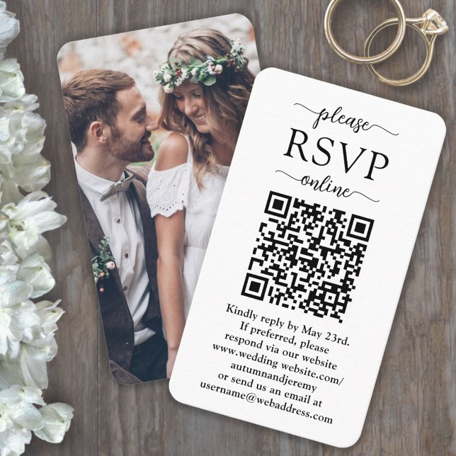 100 Pack Online QR UAWG & Foto Hochzeitsvorstellun Visitenkarte (Von Creator hochgeladen)