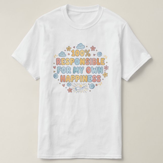 100 percent responsible Magnificent Mindset T-Shirt (Design vorne)