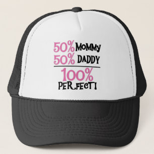100% perfekt - rosa T-Shirts und Geschenke Truckerkappe
