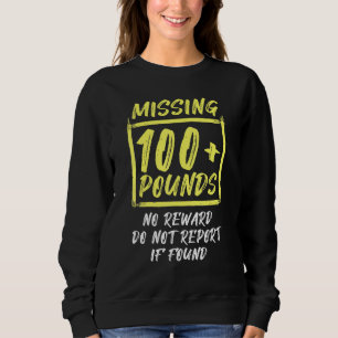 100 Pfund Verlust Bariatrische Operation Gewicht L Sweatshirt