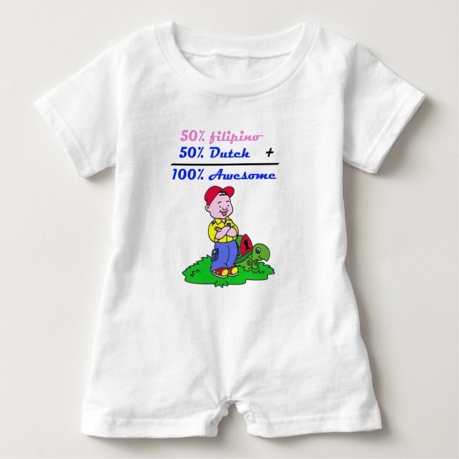 100 % phantastisch baby strampler (Vorderseite)