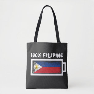 100 % philippinische Flagge