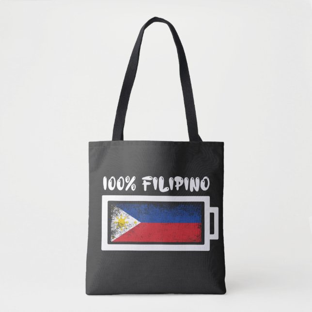 100 % philippinische Flagge (Vorderseite)