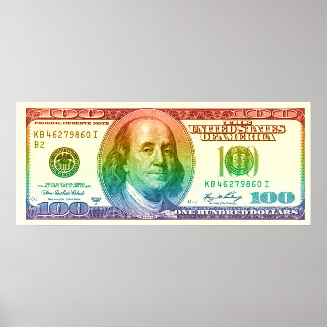 100 $ POSTER (Vorne)