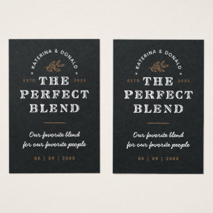 100 Premium Black No Hole Die perfekten Blend Tags