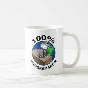 100% Programmierer Tasse