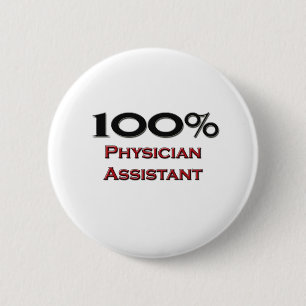 100 Prozent-Arzt-Assistent Button