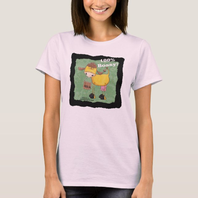 100 Prozent Bossy Cow T-Shirt (Vorderseite)
