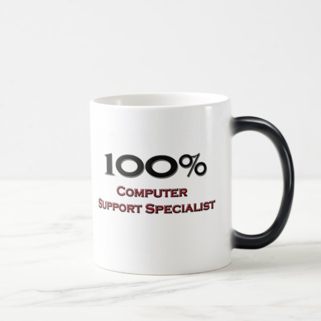 100 Prozent-Computer-Stützspezialist Verwandlungstasse (Rechts)