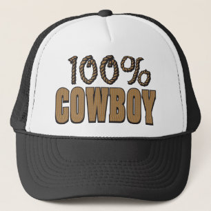 100 Prozent-Cowboy Truckerkappe
