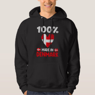 100 Prozent in Dänemark hergestellt Dänische Junge Hoodie