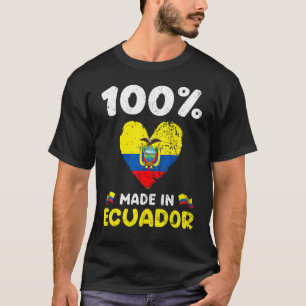 100 Prozent in Ecuador hergestellt Ecuadorianische T-Shirt