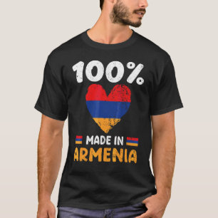 100 Prozent Made In Armenia Armenische Jungen Mädc T-Shirt