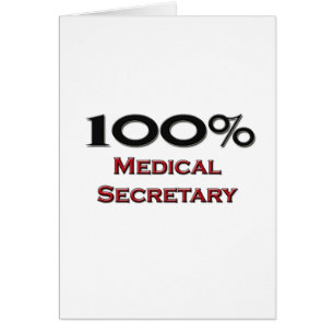 100 Prozent-medizinischer Sekretär