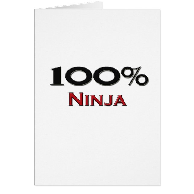100 Prozent Ninja (Vorne)