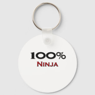 100 Prozent Ninja Schlüsselanhänger