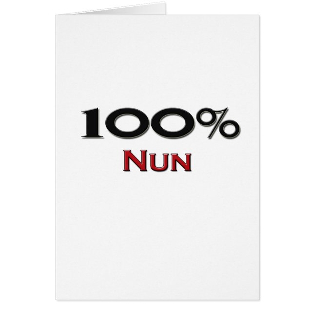 100 Prozent-Nonne (Vorne)