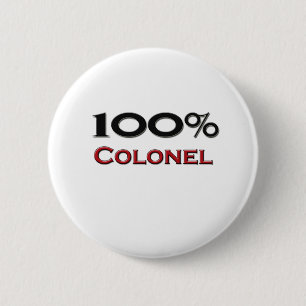 100 Prozent-Oberst Button