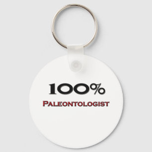 100 Prozent-Paläontologe Schlüsselanhänger