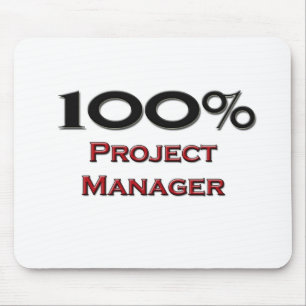 100 Prozent Projektmanager Mousepad