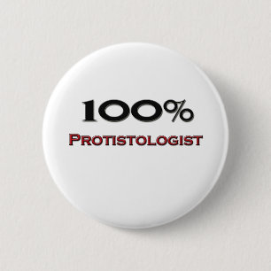 100 Prozent Protistologist Button