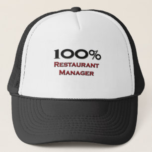 100 Prozent-Restaurant-Manager Truckerkappe