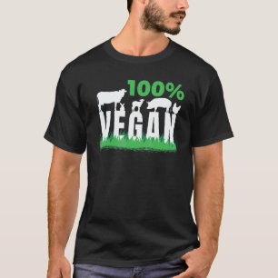 100 Prozent Vegan Veggie Vegan T-Shirt