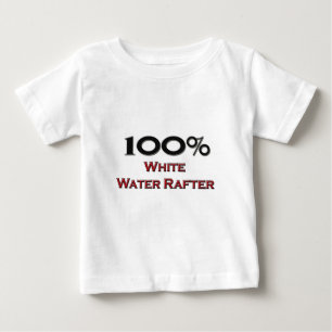 100 Prozent-weißes Wasser-Dachsparren Baby T-shirt