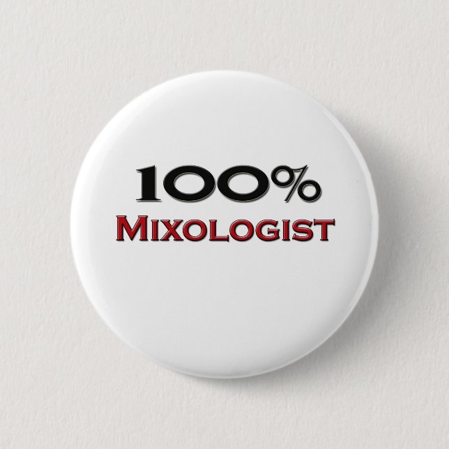 100 ProzentMixologist Button (Vorderseite)