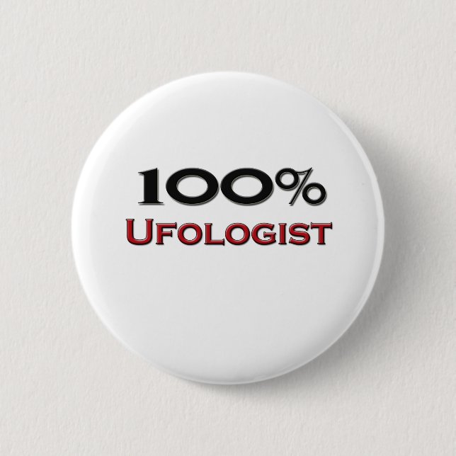 100 ProzentUfologist Button (Vorderseite)