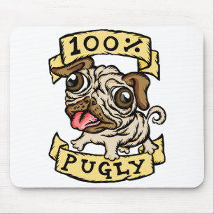 100 % Pugly Mousepad