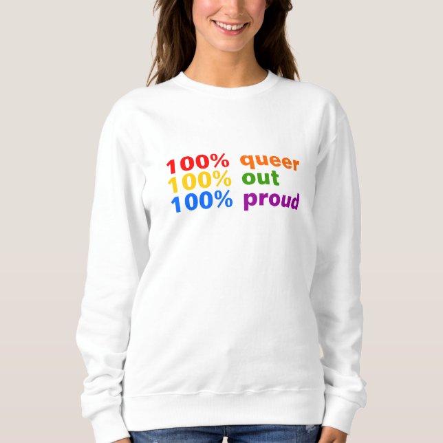 100 % Que Sweatshirt (Vorderseite)