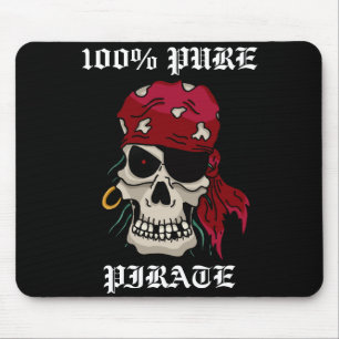 100% reine Piraten-Mäusematte Mousepad