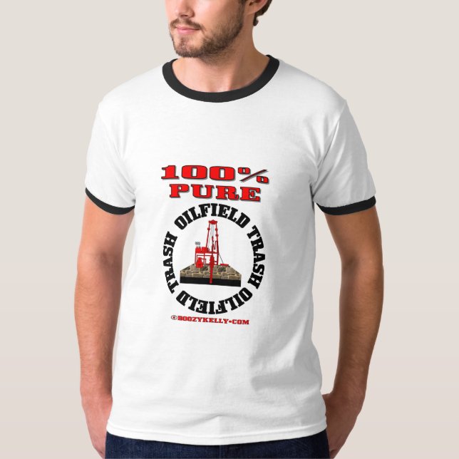 100% reiner Ölfeld-Abfall, Ölplattform-T - Shirt, T-Shirt (Vorderseite)