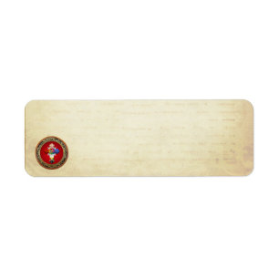 [100] Rosy Cross (Rose Croix) auf Red & Gold