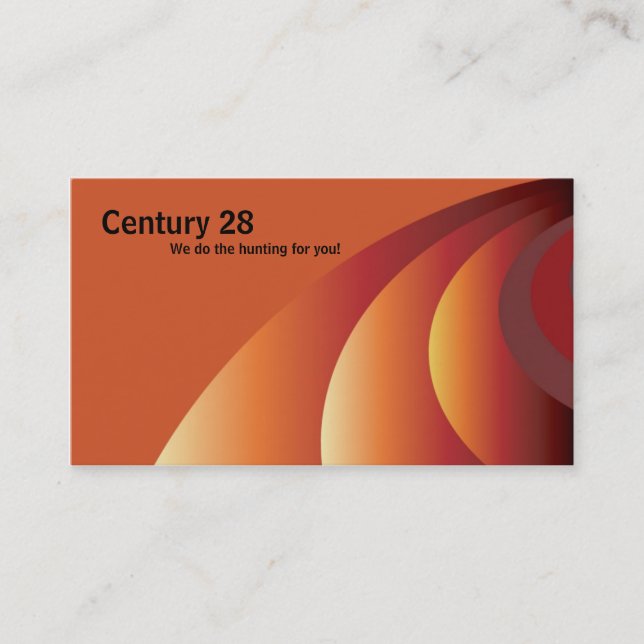 100 Rust Rings Hypothekenmakler-Visitenkarte Visitenkarte (Vorderseite)