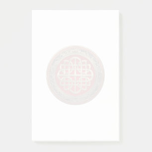 [100] Sacred Celtic Gold Knot Cross Post-it Klebezettel