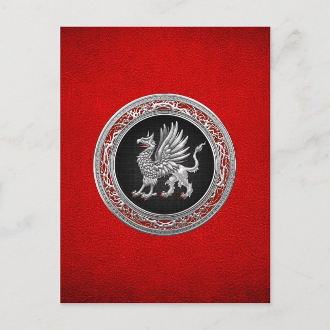 [100] Sacred Silver Griffin Postkarte (Vorderseite)