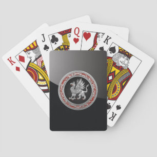 [100] Sacred Silver Griffin Spielkarten