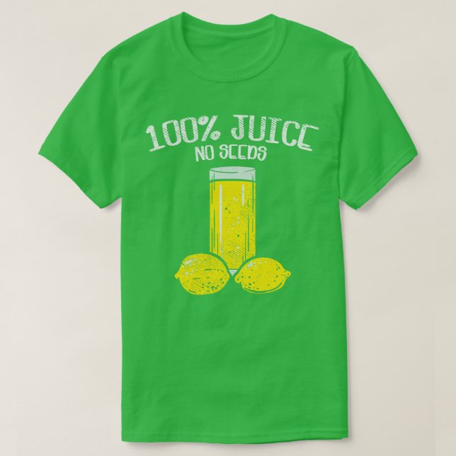 100 Saft ohne Samen Funny Vasectomy Geschenk T T-Shirt (Design vorne)