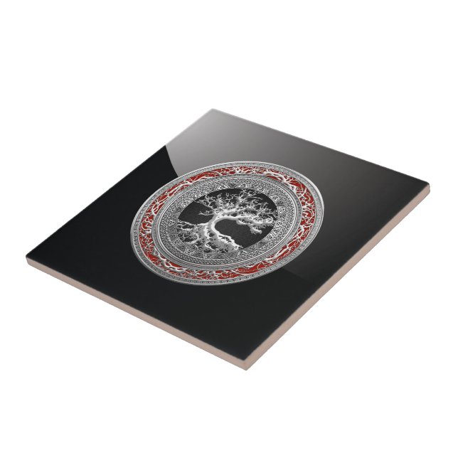 [100] Schatzkammer: Keltischer Baum des Lebens [Si Fliese (Seite)