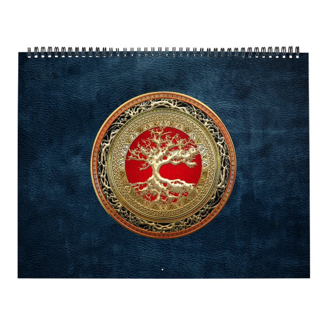 [100] Schatzkammer: Keltischer Baum [Gold] Kalender (Titelbild)