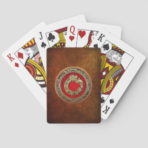 [100] Schlangengott Quetzalcoatl [Gold] Spielkarten
