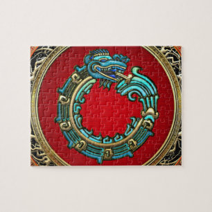 [100] Schlangengott Quetzalcoatl [Jade] Puzzle