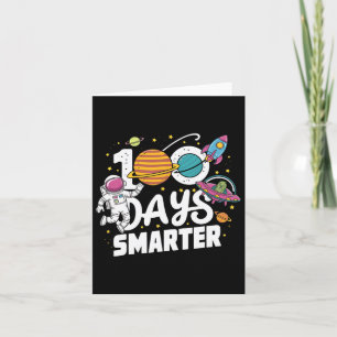 100. Schulastronautenraumjungs 100 Tage Karte
