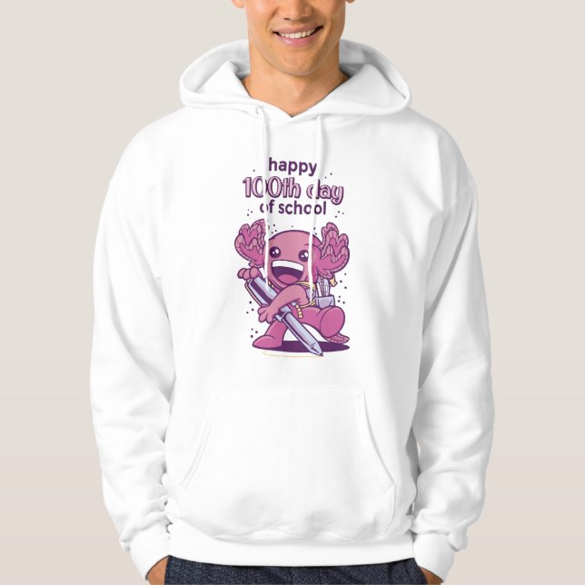 100. Schuleinladung Hoodie (Vorderseite)