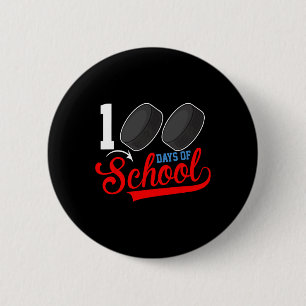 100. Schulhockey-Tag 100 Tage Schulzeit Button