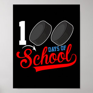 100. Schulhockey-Tag 100 Tage Schulzeit Poster